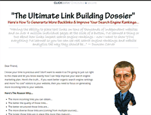 Tablet Screenshot of linkbuildingdossier.com